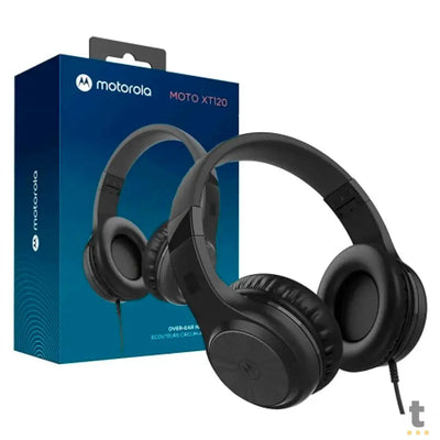 Fone de Ouvido Headphone Com Fio P2 Motorola XT 120 Preto