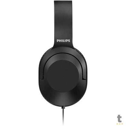 Fone de Ouvido Headphone P2 C/ Adaptador P10 Philips Preto - TAH2005BK Truedata