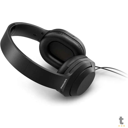 Fone de Ouvido Headphone P2 C/ Adaptador P10 Philips Preto - TAH2005BK Truedata