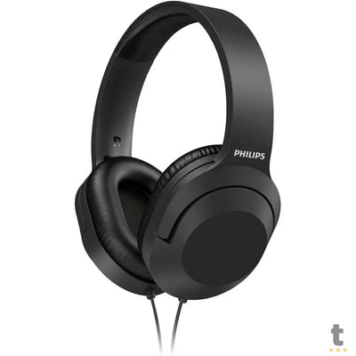 Fone de Ouvido Headphone P2 C/ Adaptador P10 Philips Preto - TAH2005BK