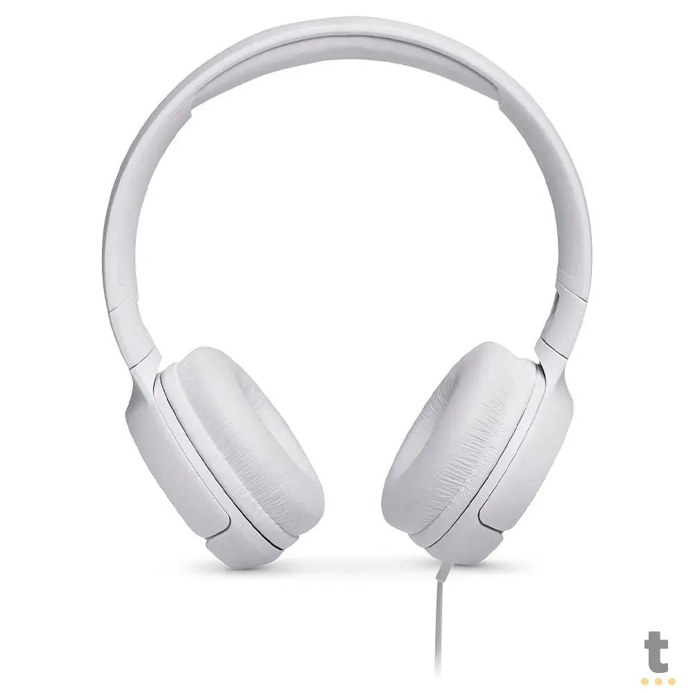 Fone de Ouvido Headphone P2 JBL Tune 500 Branco - JBLT500WHT Truedata