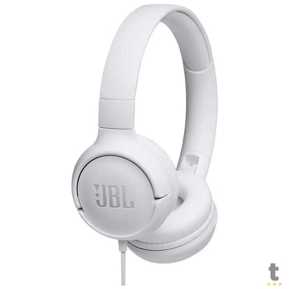 Fone de Ouvido Headphone P2 JBL Tune 500 Branco - JBLT500WHT Truedata