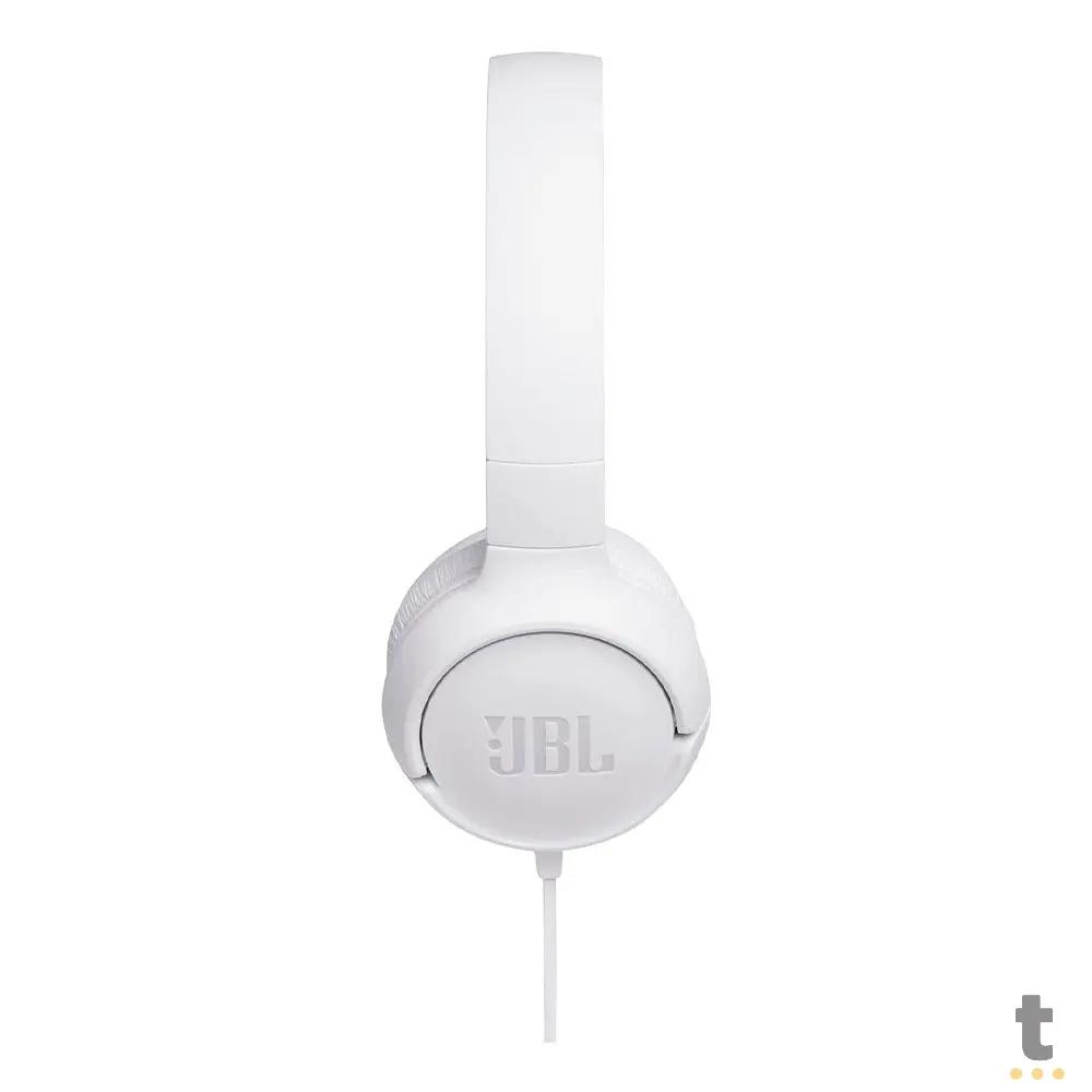 Fone de Ouvido Headphone P2 JBL Tune 500 Branco - JBLT500WHT Truedata