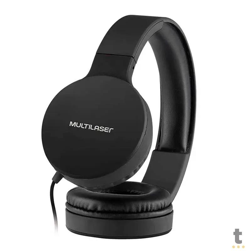 Fone de Ouvido Headphone P2 New Fun Multilaser Dobrável Preto - PH268 Truedata