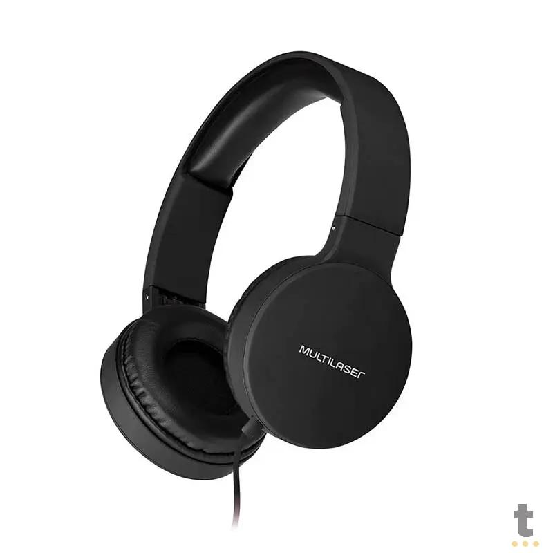 Fone de Ouvido Headphone P2 New Fun Multilaser Dobrável Preto - PH268 Truedata
