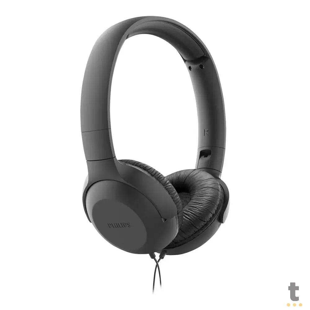 Fone de Ouvido Headphone P2 Philips Preto - TAUH201BK/00 Truedata