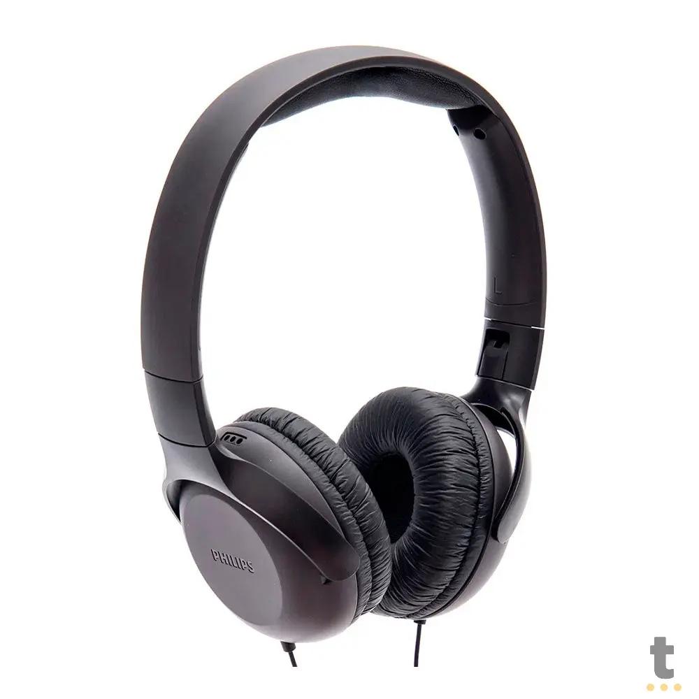 Fone de Ouvido Headphone P2 Philips Preto - TAUH201BK/00 Truedata