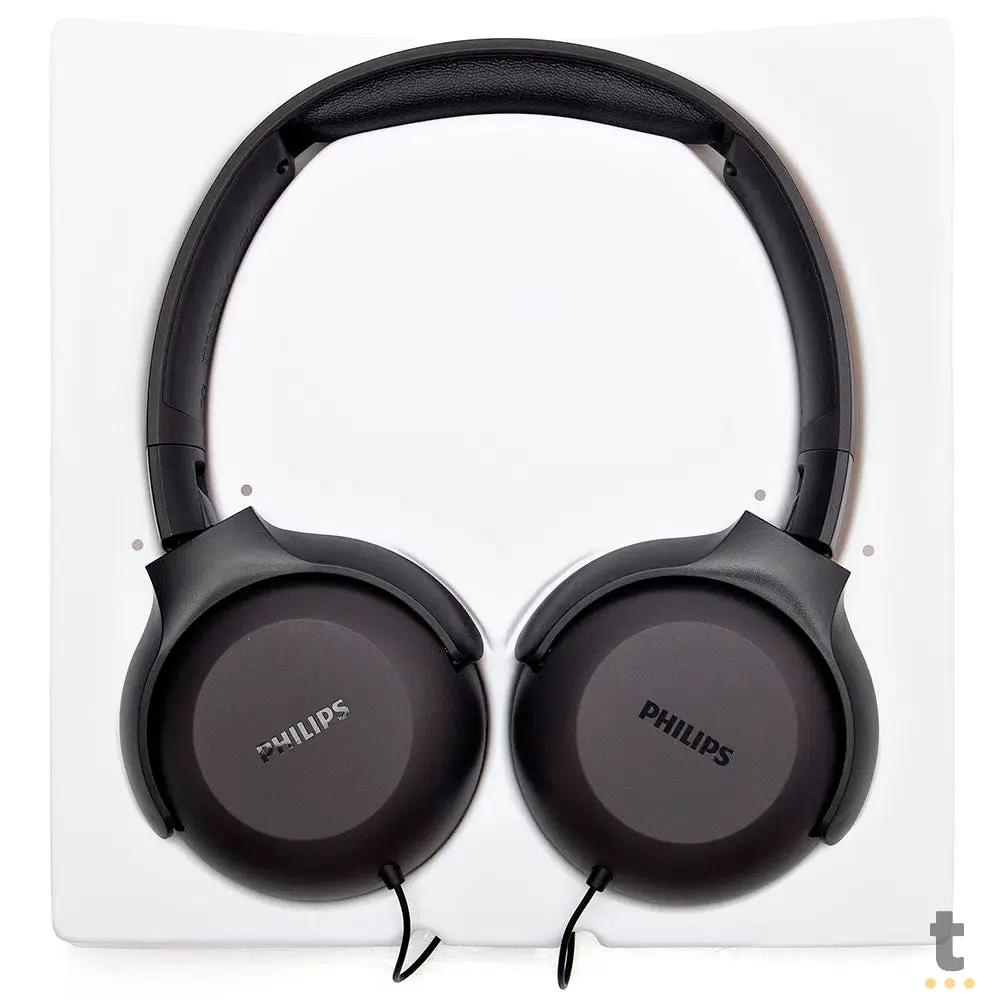 Fone de Ouvido Headphone P2 Philips Preto - TAUH201BK/00 Truedata