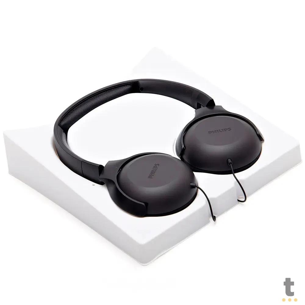 Fone de Ouvido Headphone P2 Philips Preto - TAUH201BK/00 Truedata
