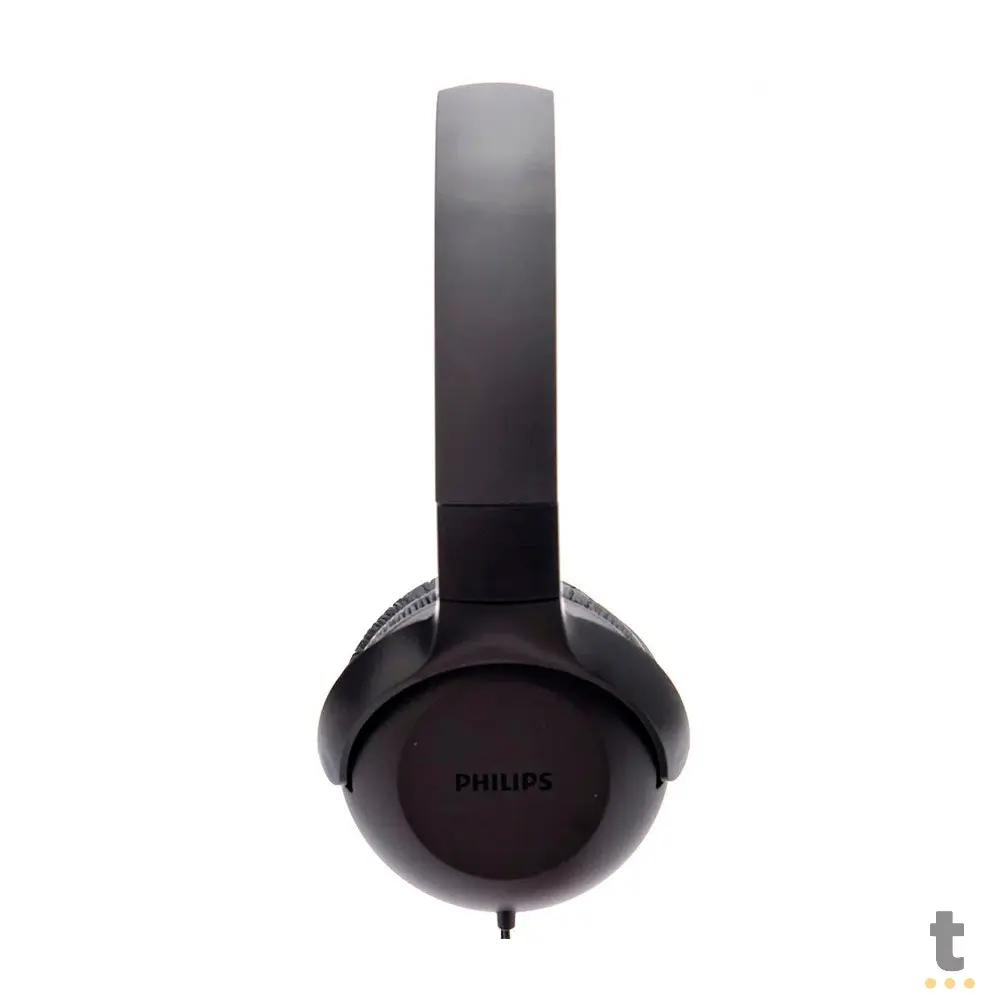 Fone de Ouvido Headphone P2 Philips Preto - TAUH201BK/00 Truedata