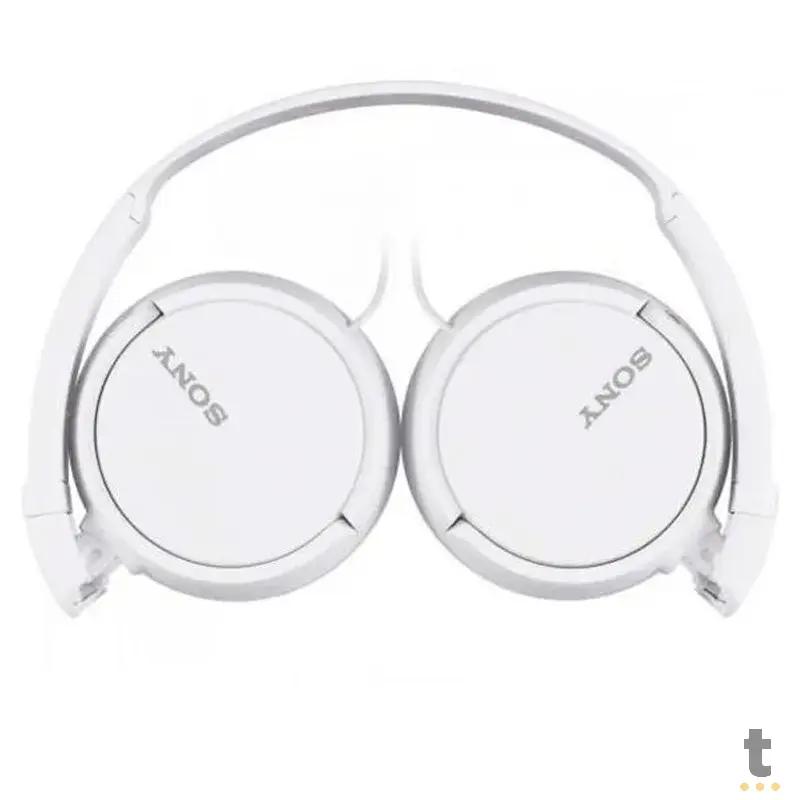 Fone de Ouvido Headphone P2 Sony Branco - MDR-ZX110 Truedata