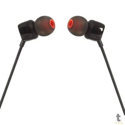 Fone de Ouvido JBL Intra Auricular P3 T110 Preto - JBLT110BLK Truedata