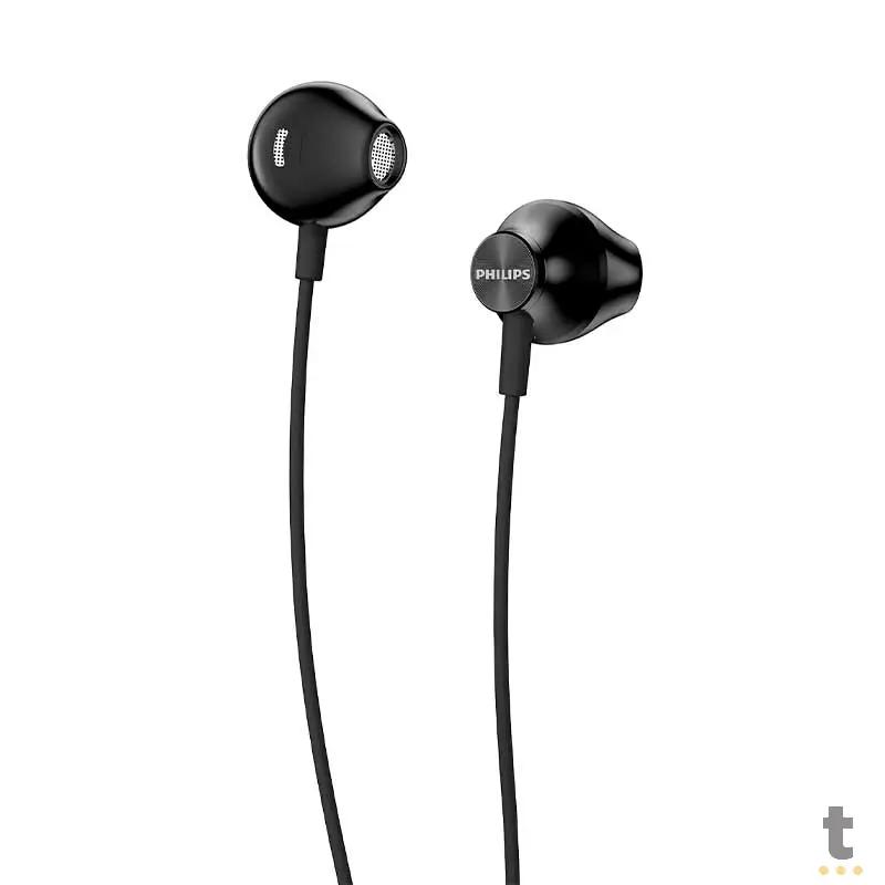 Fone de Ouvido P2 Phillips Intra Auricular Preto - TAUE100BK Truedata