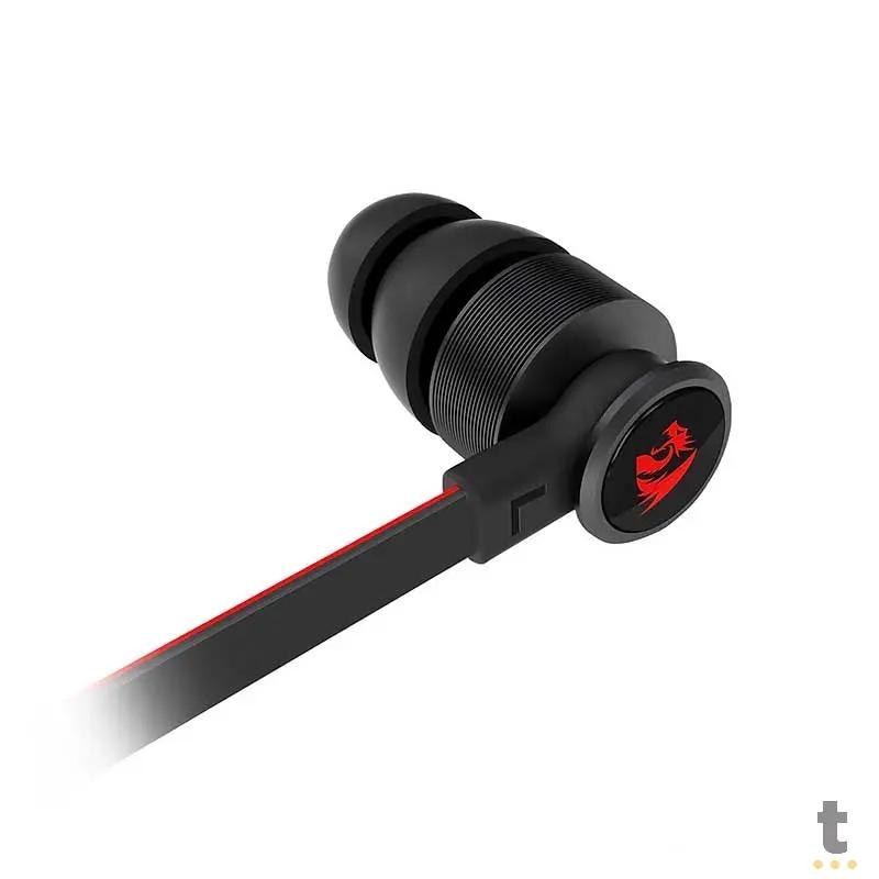 Fone de Ouvido P3 Redragon Intra Auricular Thunder Pro E200 Preto Truedata