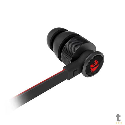 Fone de Ouvido P3 Redragon Intra Auricular Thunder Pro E200 Preto Truedata