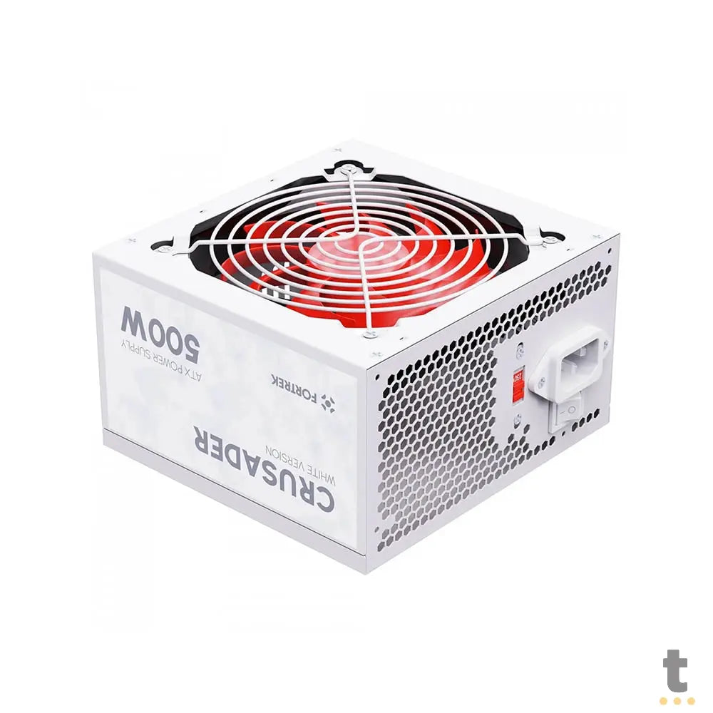 Fonte ATX 500W Fortrek Crusader Branca - 83590 Truedata