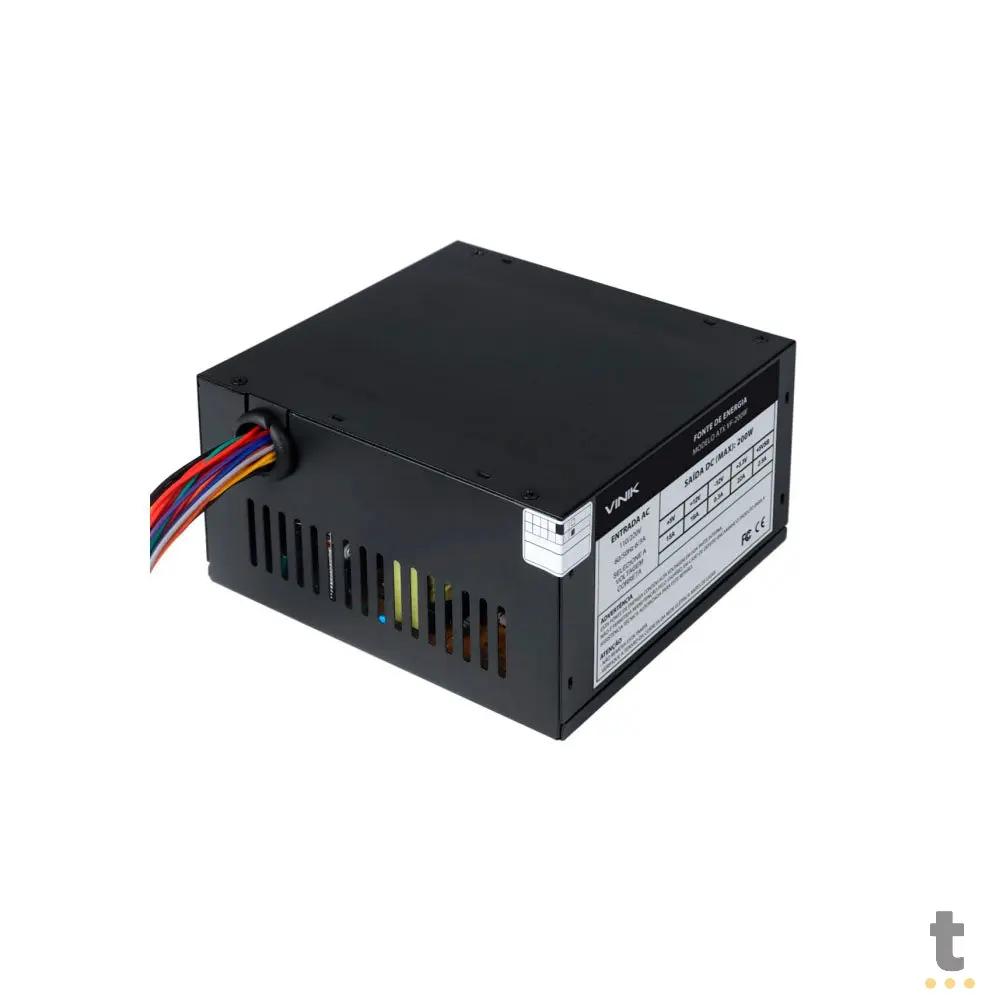 Fonte Atx 200w Vinik VF200BK - 136846 Truedata