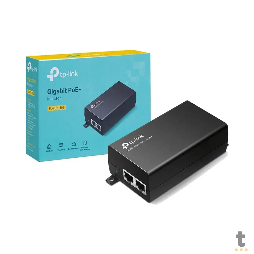 Fonte Injetor PoE Gigabit Ethernet TP-Link - TL-POE160S Truedata