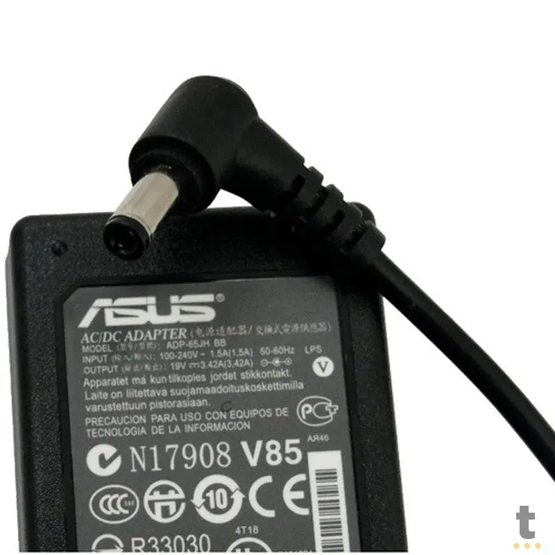 Fonte Para Notebook 65W Asus 19v 3.42a Plug Redondo 5.5mm*2.5mm Truedata