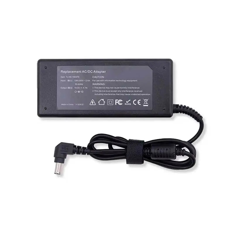 Fonte Para Notebook 90W Toshiba Sony e Positivo 100V - 240V 19v 4.7a 6.6*4.4mm Truedata