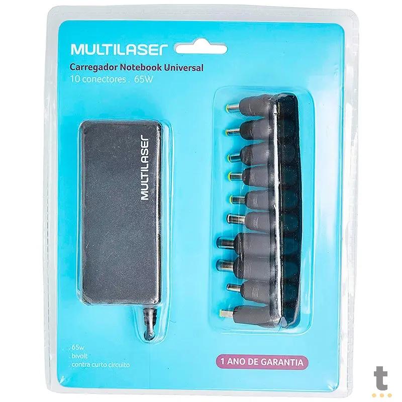 Fonte Para Notebook Universal 65w Multilaser Cb082 Automática Truedata