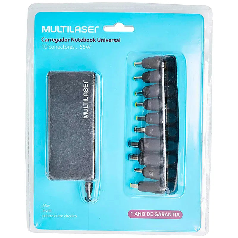 Fonte Para Notebook Universal 65w Multilaser Cb082 Automática Truedata