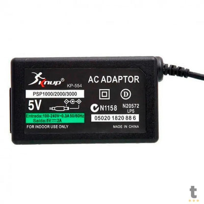 Fonte Para PSP 10W Bivolt Knup Kp-554 - 5V DC Truedata