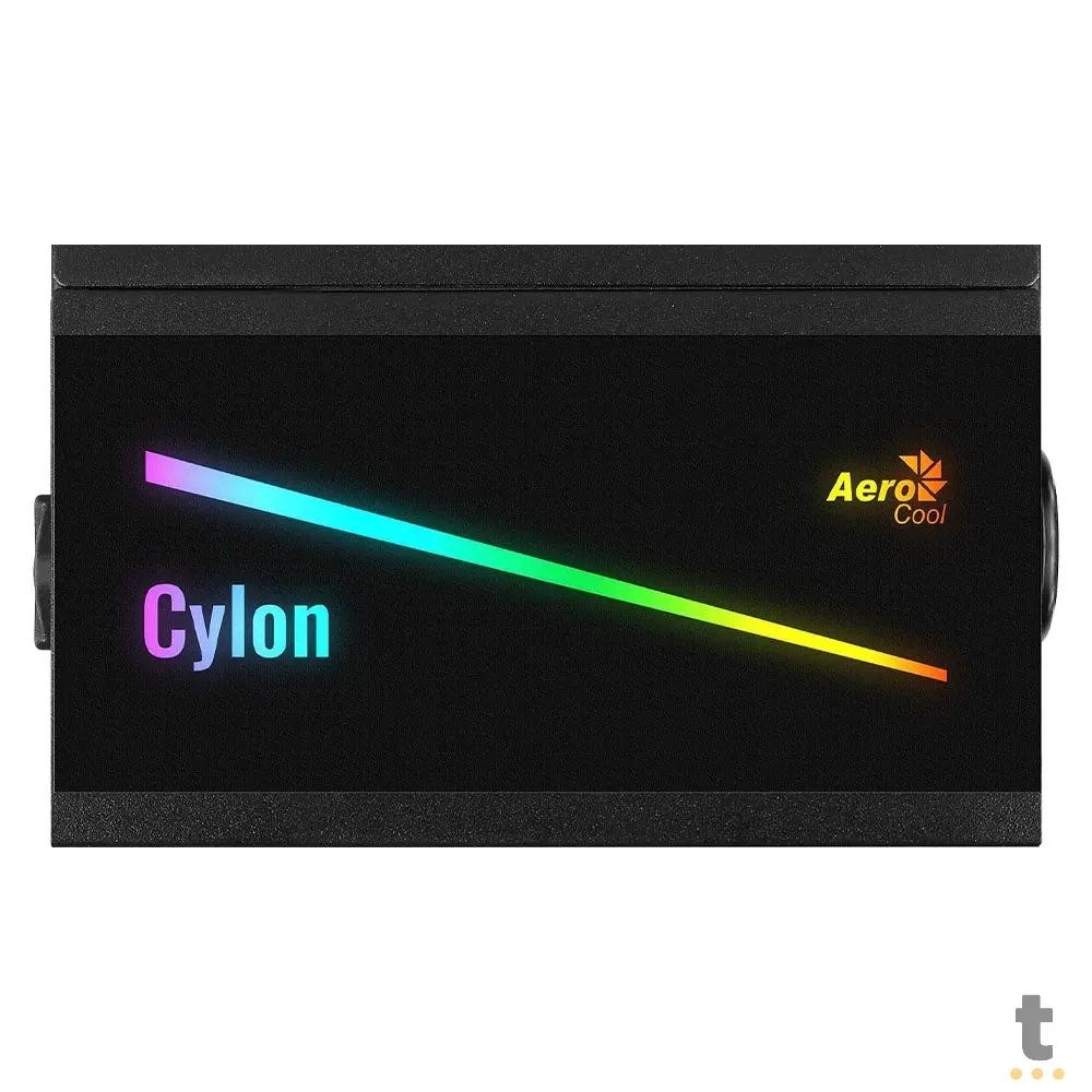 Fonte Real 700w Aerocool 80 Plus Bronze Cylon Pfc Ativo S/ Cabo Biv Truedata