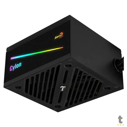 Fonte Real 700w Aerocool 80 Plus Bronze Cylon Pfc Ativo S/ Cabo Biv Truedata