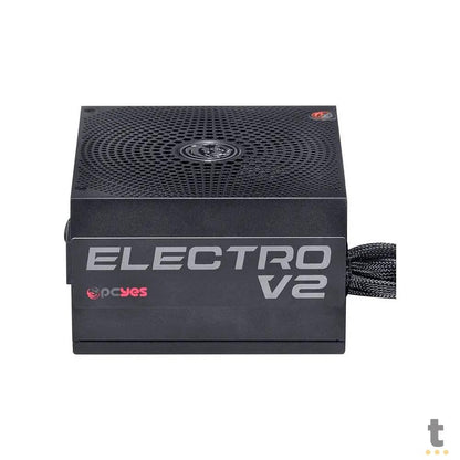 Fonte Real Atx 450w Electro V2 Series 80 Plus Bronze PCYes Pfc Ativo - ELECV2PTO450W Truedata