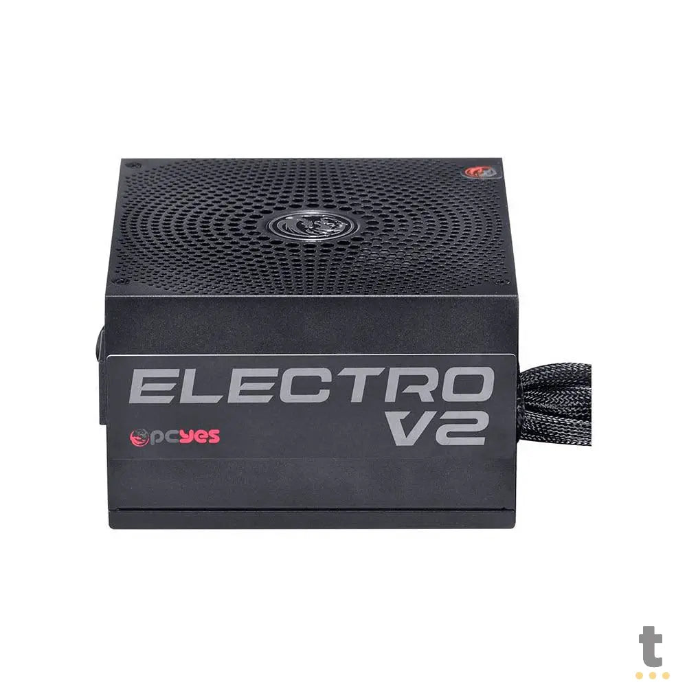Fonte Real Atx 450w Electro V2 Series 80 Plus Bronze PCYes Pfc Ativo - ELECV2PTO450W Truedata