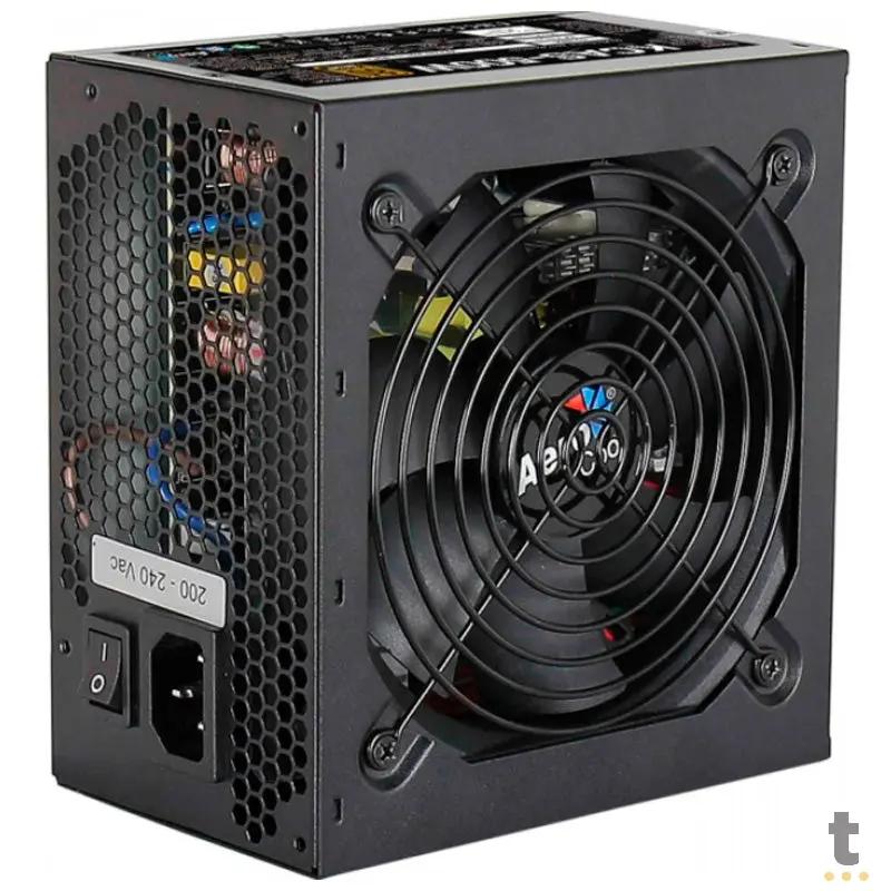 Fonte Real Atx 500w Aerocool 80 Plus Bronze Kcas-500 Pfc Ativo S/ Cabo Biv - 59765 Truedata