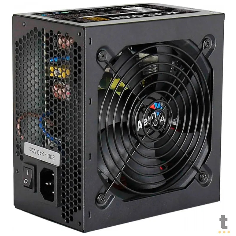 Fonte Real Atx 500w Aerocool 80 Plus Bronze Kcas-500 Pfc Ativo S/ Cabo Biv - 59765 Truedata