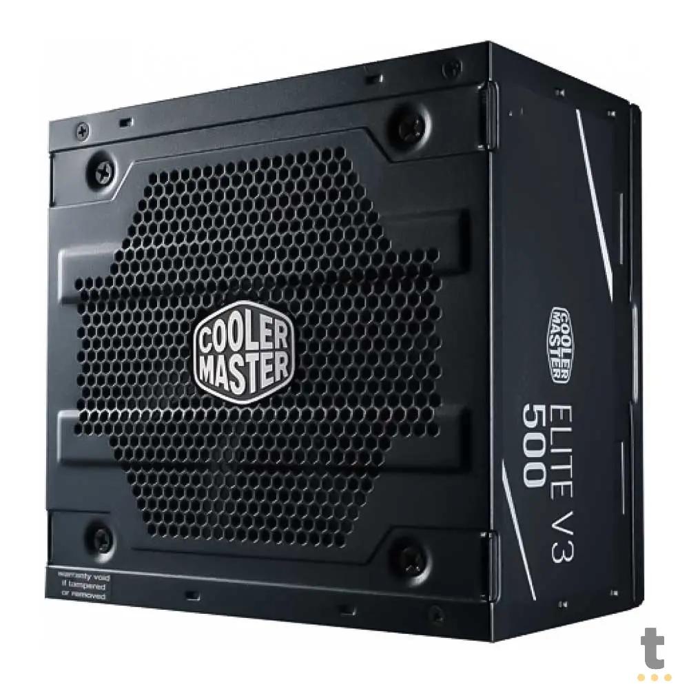 Fonte Real Atx 500w Cooler Master Elite V3 PFC Ativo - MPW-5001-ACAAN1-WO Truedata