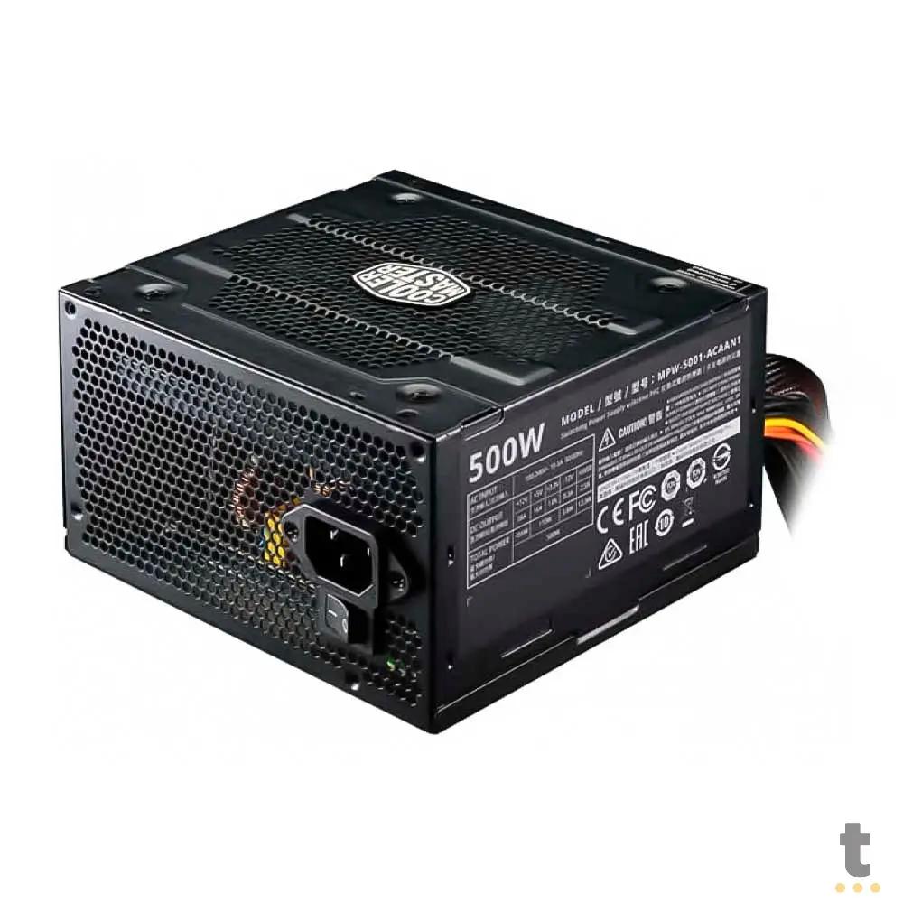 Fonte Real Atx 500w Cooler Master Elite V3 PFC Ativo - MPW-5001-ACAAN1-WO Truedata