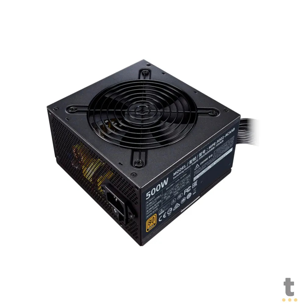 Fonte Real Atx 500w Cooler Master MWE 80 Plus Bronze PFC Ativo Preto -  MPE-5001-ACAAB-WO Truedata
