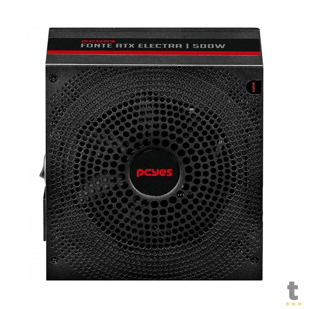 Fonte Real Atx 500w Electra PCYes Pfc Ativo - ELEC500W Truedata