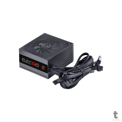 Fonte Real Atx 500w Electro V2 Series 80 Plus White PCYes Pfc Ativo - ELV2WHPTO500W Truedata