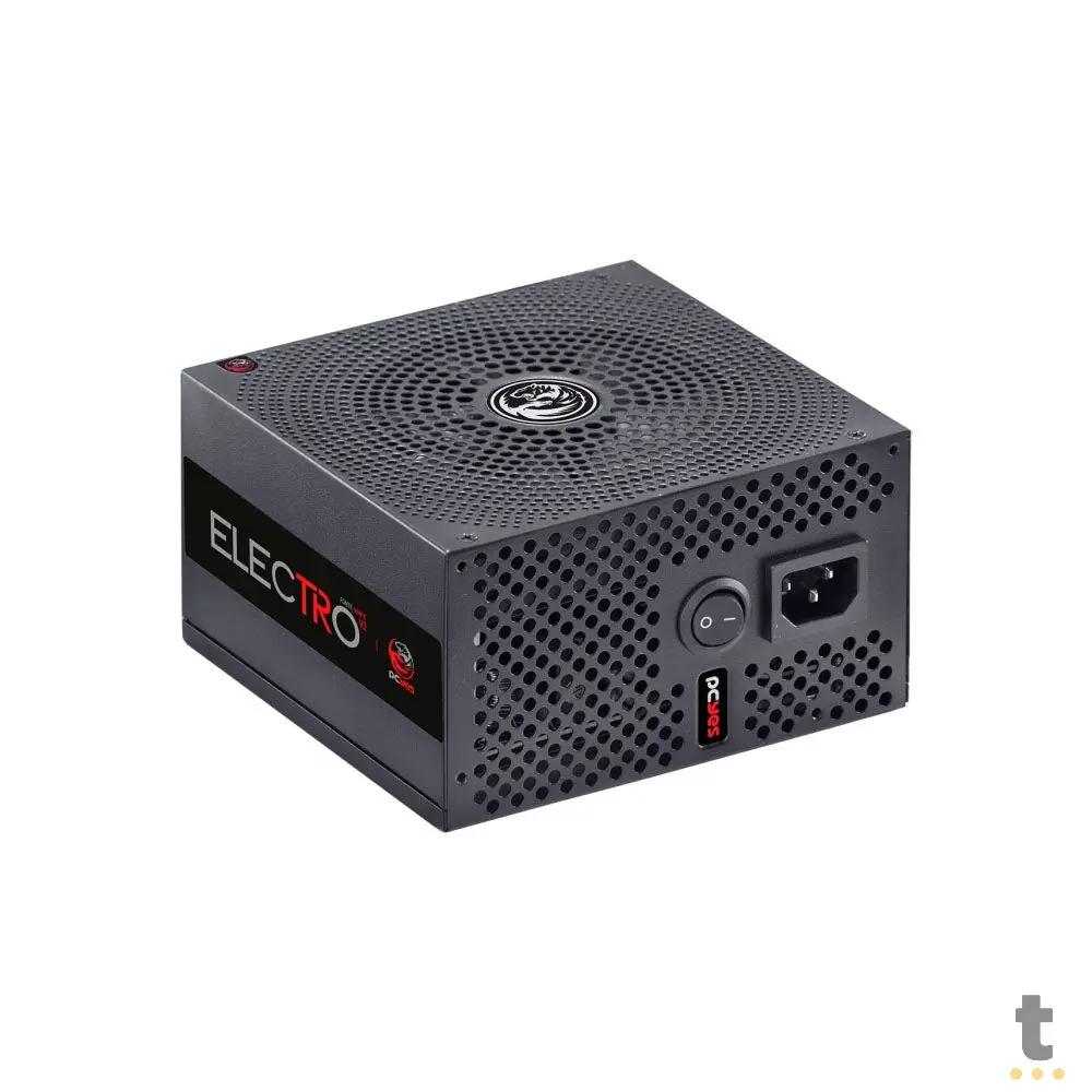 Fonte Real Atx 500w Electro V2 Series 80 Plus White PCYes Pfc Ativo - ELV2WHPTO500W Truedata