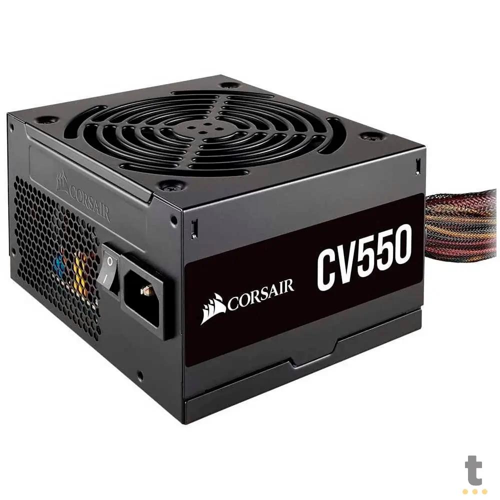 Fonte Real Atx 550w Corsair 80 Plus CV550 Bronze - Cp-9020210-BR Truedata