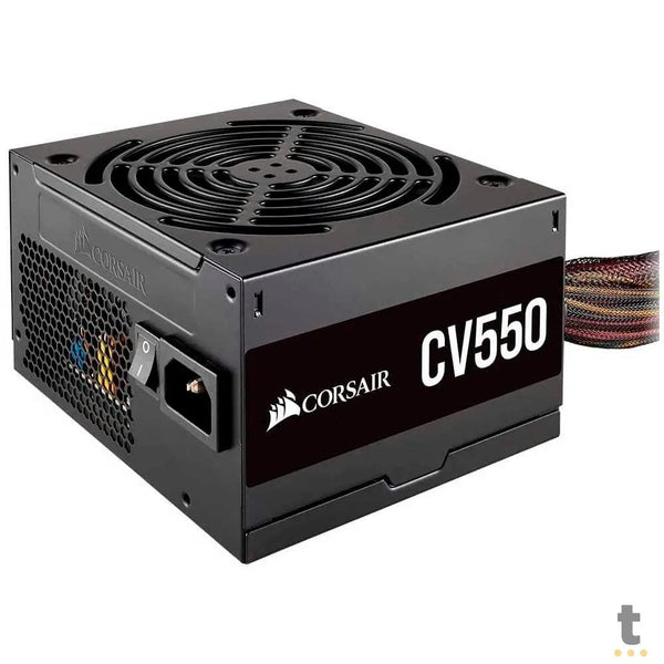 Fonte Real Atx 550w Corsair 80 Plus CV550 Bronze - Cp-9020210-BR