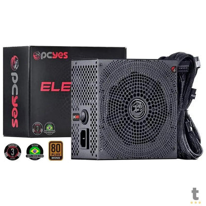 Fonte Real Atx 550w PCYes Electro V2 Series 80 Plus Pfc Ativo - ELECV2PTO550W Truedata