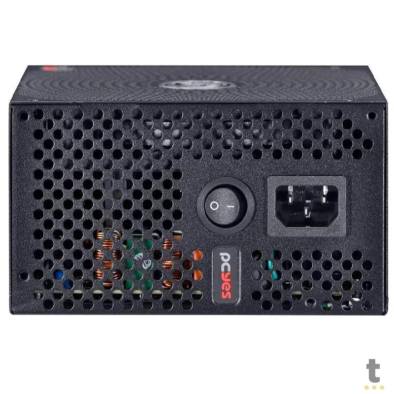 Fonte Real Atx 550w PCYes Electro V2 Series 80 Plus Pfc Ativo - ELECV2PTO550W Truedata