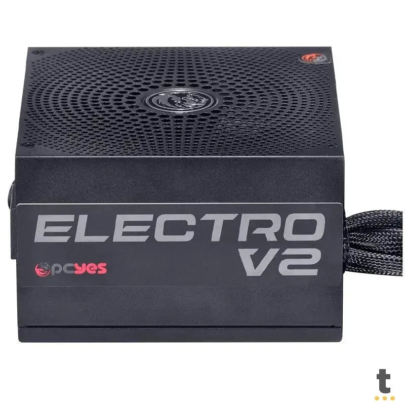 Fonte Real Atx 550w PCYes Electro V2 Series 80 Plus Pfc Ativo - ELECV2PTO550W Truedata