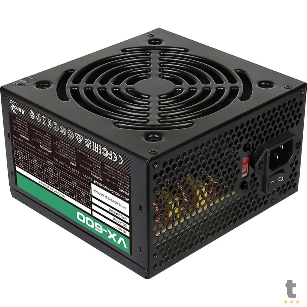 Fonte Real Atx 600w Aerocool Vx-600 S/ Cabo Biv - 81051 Truedata