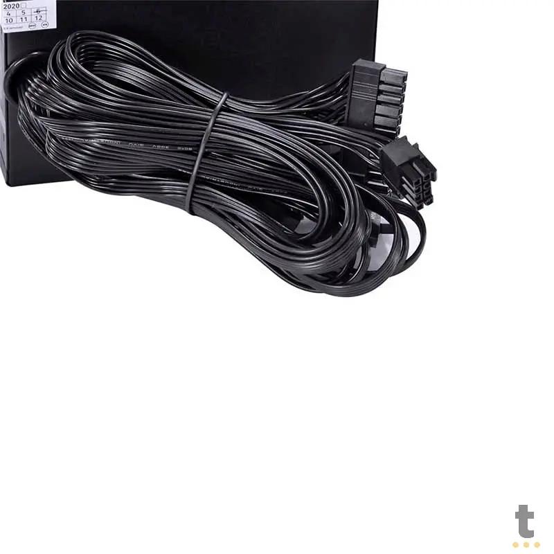 Fonte Real Atx 600w PCYes Spark 75+ Pfc Ativo - PXSP600WPT (Sem Cabo de Força) Truedata