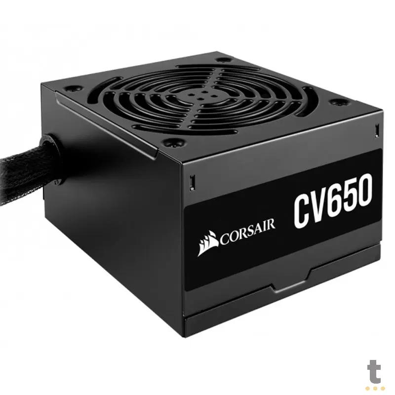 Fonte Real Atx 650w Corsair Cv Series 80 Plus Bronze Pfc Ativo CV650 - CP-9020236-BR Truedata