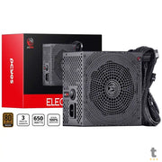 Fonte Real Atx 650w Electro V2 Series 80 Plus Bronze PCYes Pfc Ativo - ELECV2PTO650W