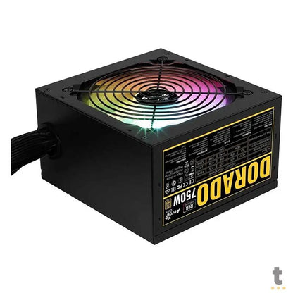 Fonte Real Atx 750w Aerocool Kcas Plus Gold 80 Plus ARGB - 73885 Truedata