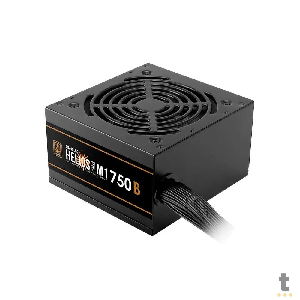 Fonte Real Atx 750w Gamdias Helios 80 Plus Bronze PFC Ativo Atx 2.4 - HELIOS M1-750B Truedata